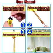 LIGHTSMAX Fly Catcher Trap, Fly Trap, Fly Bait, Fly Paper Ribbon, Sticky Fly Ribbons, Fly Paper Strips, Sticky Fly Strips, Flying Killer - 32PCS