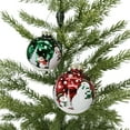 thumbnail image 3 of Holiday Time Dia 65mm 4Ct Snowman Glass Ornament, 3 of 5