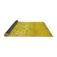 thumbnail image 2 of Ahgly Company Indoor Rectangle Abstract Yellow Contemporary Area Rugs, 2' x 4', 2 of 4