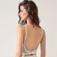 thumbnail image 3 of Backless Bra Invisible Bralette Lace Wedding Bras Low Back Underwear Push Up Brassiere Women Seamles, 3 of 4