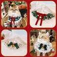 thumbnail image 2 of Vorkoi Pet Dog Cat Bandana Christmas Puppy Santa Elk Snowflake Bibs Towel Scarf Neckerchief, 2 of 8