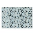 thumbnail image 1 of Blue and White Cutting Board, Journalism Mass Media Communication Theme Press TV News, Decorative Tempered Glass Cutting and Serving Board, Small Size, Pale Blue Dark Blue, by Ambesonne, 1 of 1