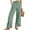 Green, variant on Wide Leg Pants for Women 2026 Summer High Waist Drawstring Palazzo Pants Comfy Casual Slit Hem Beach Trousers Fashion Trousers Sweatpants with Pockets OIOLOYJM Dark Green 3XL