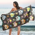 thumbnail image 6 of GZHJMY Cute Colorful Owls Beach Towel Super Soft Microfiber Sand Free Beach Towels, Oversized Camping Pool Towel, Lightweight, Breathable & Quick Dry Towels, 31x71in Bathroom Towels, 6 of 7