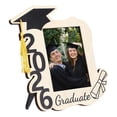 thumbnail image 2 of Zoxiy Class Of 2026 Wooden Graduation Frame,Graduation Photo Frame,Graduation Wooden Frame,2026 Graduate Picture Frame With Tassel Holder,Graduation Gifts Ideas For Desktop Display,5.9"x3.9", 2 of 9