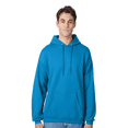 thumbnail image 5 of Hanes Mens Ultimate Cotton Hooded Sweatshirt Heavyweight Fleece Lined Hood Pullover Hoodie -WD17 (Teal 2XL), 5 of 5