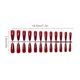 thumbnail image 2 of Seitruly 24 piezas Extra largas Prensa en uñas Artificial DIY Sólido Duradero Francés Elegante Uñas acrílicas para salones de manicura Arte Cubierta Juegos de manicura 6 rojo oscuro Seitruly CE011405-06, 2 of 6
