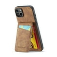 thumbnail image 3 of for Apple iPhone 15 Plus Case for Women Girls, Premium PU Leather Wallet Case with Card Slots on Back Flip Protective Case for iPhone 15 Plus Phone Case - Brown, 3 of 9