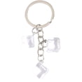 thumbnail image 1 of SHISUYAN Ice Cube Key Chain Resin Ice Keychain Key Ring Car Bag Keychain Accessories, 1 of 9