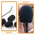 thumbnail image 3 of HLONK 50pcs Mic Cover Foam Windscreen for Handheld Microphone, 3 of 7