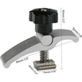 thumbnail image 3 of Genmitsu 2PCS T-Track Mini Hold Down Clamp Kit, CNC Router Clamp for Woodworking and Metalworking, Compatible with 3018 CNC Router Machines, 3018-PRO/ 3018-PROVer/ MX3, 2.57’’Lx 0.79’’Wx 1.97’’H, 3 of 5