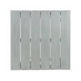 thumbnail image 4 of Linon Rey 3 Piece Acacia Wood Foldable Square Indoor Outdoor Bistro Set in Gray, 4 of 13