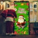 thumbnail image 5 of Christmas Door Curtain Flag Outdoor Photo Santa Claus And Puppy Background Decoration Hanging Fabric, 5 of 5