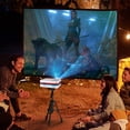 thumbnail image 2 of fashionhome Compatible Mini Android WiFi Bluetooth Portable Video Projector Connect, 2 of 6