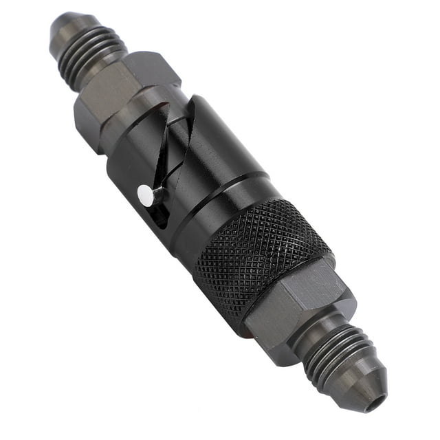 Adaptateur de Conduite de Frein avec Raccord de Durite de Liquide de Carburant, Alliage d'Aluminium pour Applications à Fortes Vibrations, Raccordement Rapide pour un Remplacement Facile