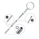 thumbnail image 3 of sweethay 1 caja de reparación de anteojos de acero inoxidable, montura de silicona reemplazable profesional, almohadilla para la nariz, gafas de sol, Artesanía sweethay TO009350-00B, 3 of 6