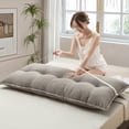thumbnail image 3 of Bed cushion backrest, reading cushion headboard, washable removable back support cushion, soft comfortable back cushion, large reading cushion for bed and sofa, 3 of 8