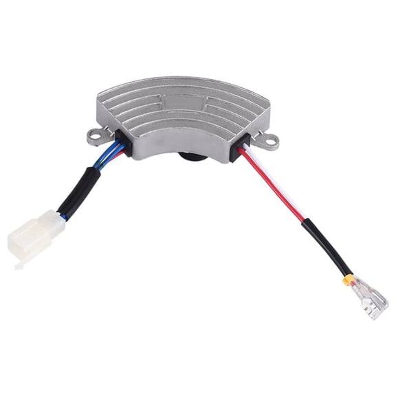 2KW / 2.5KW / 2.8KW On-Voltage Regulator Gasoline Generator AVR Aluminum Shell Voltage Regulator,1 * Voltage Regulator,Silver grey