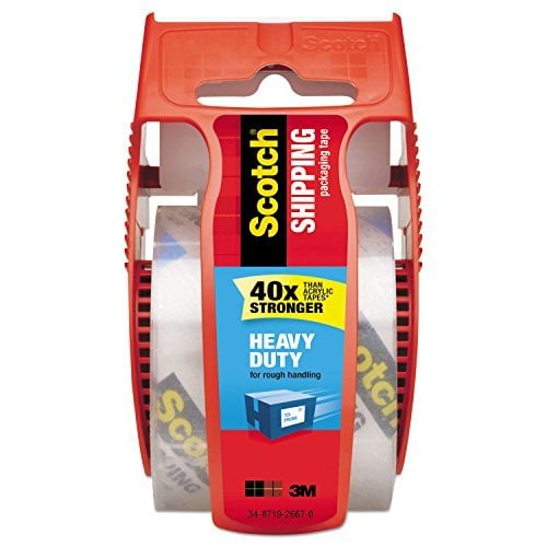 Scotch 142 1.88" X800 in Clear Scotch Packaging Tape With Sure Start Dispenser