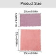 thumbnail image 3 of Dusknt Coral Fleece Cloth 4Pc 15X25Cm, Wipes,Absorbent Corals Dish Rag Wipe Wiping Towel Sink Cloth Home Kitchen Clean Cleaning Supplies, 3 of 9