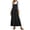 Black, variant on Overall Dress for Women Summer Long Jumper Dress Adjustable Strap A Line Pinafore Maxi Dresses with Pockets (Light Purple, XL)