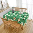 thumbnail image 4 of Tablecloth,print Polyester Rectangle Stain Resistant And Waterproof Tablecloth For Kitchen Dining Indoor Outdoor Buffet Tabletop Decoration(78inche), 4 of 4