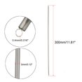 thumbnail image 2 of Unique Bargains Extended Compressed Spring Wire Diameter 0.016' , OD 0.12' , Free Length 11.81' Stainless Steel Small Dual Hook Tension, 2 of 3