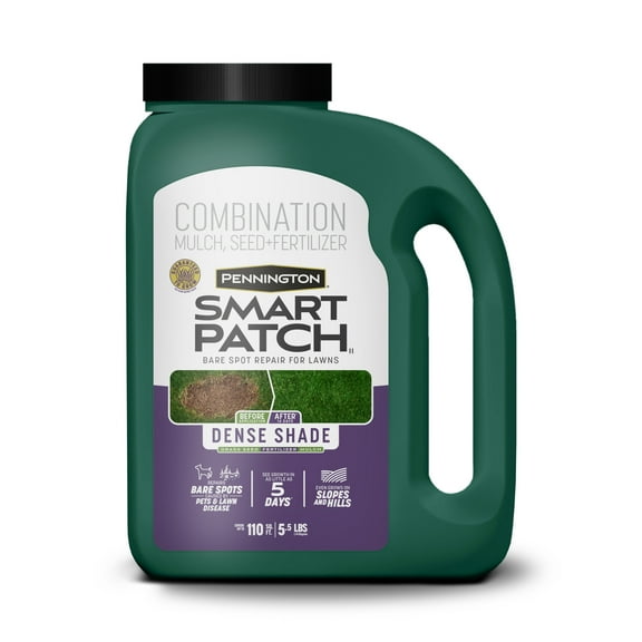 Pennington Smart Patch Dense Shade Grass Seed Mix, for Medium to Heavy Shade
