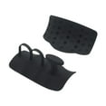 thumbnail image 2 of 2 almohadillas de agarre para levantamiento de pesas, ergonómicas, antideslizantes y flexibles de silicona. negro, 2 of 9
