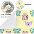 thumbnail image 2 of SKYSONIC Absorbent Dish Drying Mat Animals Kitchen Counter Mat Protector,Reversible,Medium 18 x 16 Inches, 2 of 7