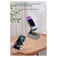 thumbnail image 3 of Soporte para Teléfono Móvil en con Elevación y Rotación Soporte para Teléfono Móvil con Altavoz Bluetooth y Altavoz Bluetooth Gris, 3 of 5