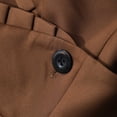 thumbnail image 7 of Blmnix Adjustable Waist Coats for Women Poncho Y2k Jacket Womens Jackets Dressy Casual Tie Jacket Long Sleeve High-Low Brown Long Winter Coat, 7 of 7