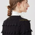 thumbnail image 5 of LoudSung Fake Collar Detachable Half Shirt Blouse False Collar Elegant Ruffle Stand Type Dickey Collar for Women Girls, 5 of 7