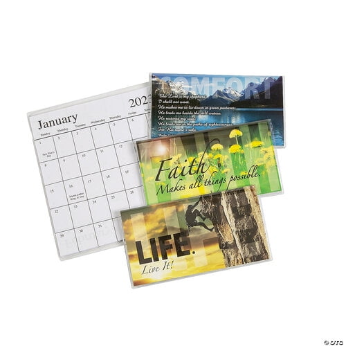 2022 2023 Inspirational Pocket Calendars 12 Pc.