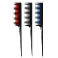 thumbnail image 1 of Miangastore 3Pcs Tip Tail Combs Long Handle Combs Hairdressing Combs Detangling Combs, 1 of 8