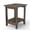 Dark Brown, variant on Ayaya 2-Tier Adirondack Side Table, 17" Solid Wood Square End Table, Outdoor Patio Table for Living Room, Porch, Poolside – Weather Resistant Blue