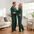 thumbnail image 5 of Nibbcoa Family Matching Christmas Pajamas, Clothes/Plaid Long Sleeve Tops and Pants Sleepwear Set, 5 of 10