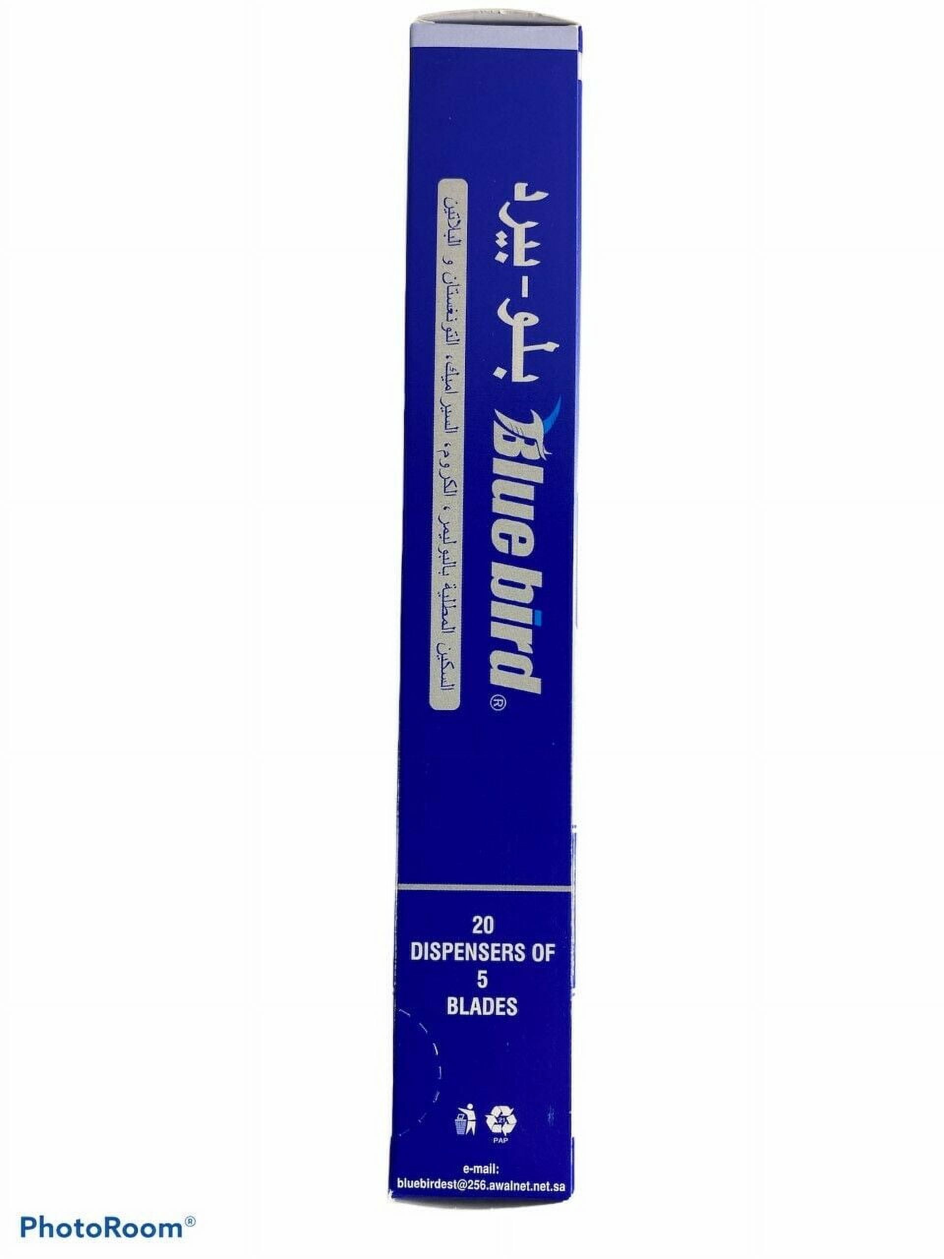 100 Blue Bird Double Edge Safety Razor Shaving Blades Bluebird Classic Vintage Bluebird