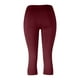 thumbnail image 3 of MKLEKYY Leggings para mujer, pantalones capri de yoga, ropa moldeadora de levantamiento, ropa para mujer, 3 of 4
