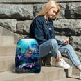 thumbnail image 3 of Mermaid Magic Pattern Transparent Backpack Lightweight And fashionable Showcasing Personality And Leading The Trend, 3 of 6