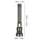 thumbnail image 5 of Luz de flash LED COB Linterna recargable micro USB (2x18650 XHP90), 5 of 8