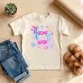 thumbnail image 3 of 2nd Grade Shirt for Girls Cute Floral Pennant Flag Back to School Second Grade Graphic Tee Natural Shirt Youth Small, 3 of 8