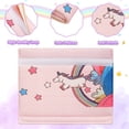 thumbnail image 3 of Paquete de 4 almohadas para cinturón de seguridad para niños, asiento de coche, funda blanda, unicornio, 3 of 7