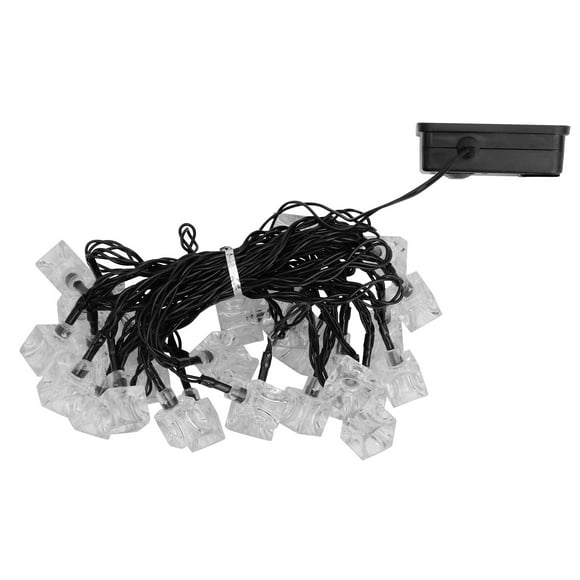 Lámpara de cadena decorativa de 1pc Lámpara Festival Adorno de cadena para fiesta (blanco)