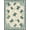 Teal Cream Seafoam, Pattern 2, variant on ODIKA Nautical Reef Coral Center Map Ocean Compass Border Vintage Turtle Flowing for Playroom, Bedroom, Reading Nook, Pet Friendly & Kids Safe Play