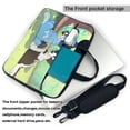 thumbnail image 2 of Lsque Bluey Pattern Laptop Bag – Portable & Slim Single-Shoulder Computer Case with Adjustable Strap, Protective, Lightweight for 13”/14”/15.6” Laptops, 2 of 8