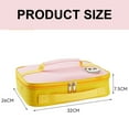 thumbnail image 2 of Bolsa de almuerzo para niños, bolsa bento plana, bolsa portátil para llevar, bolsa de aislamiento de papel de aluminio, 2 of 5