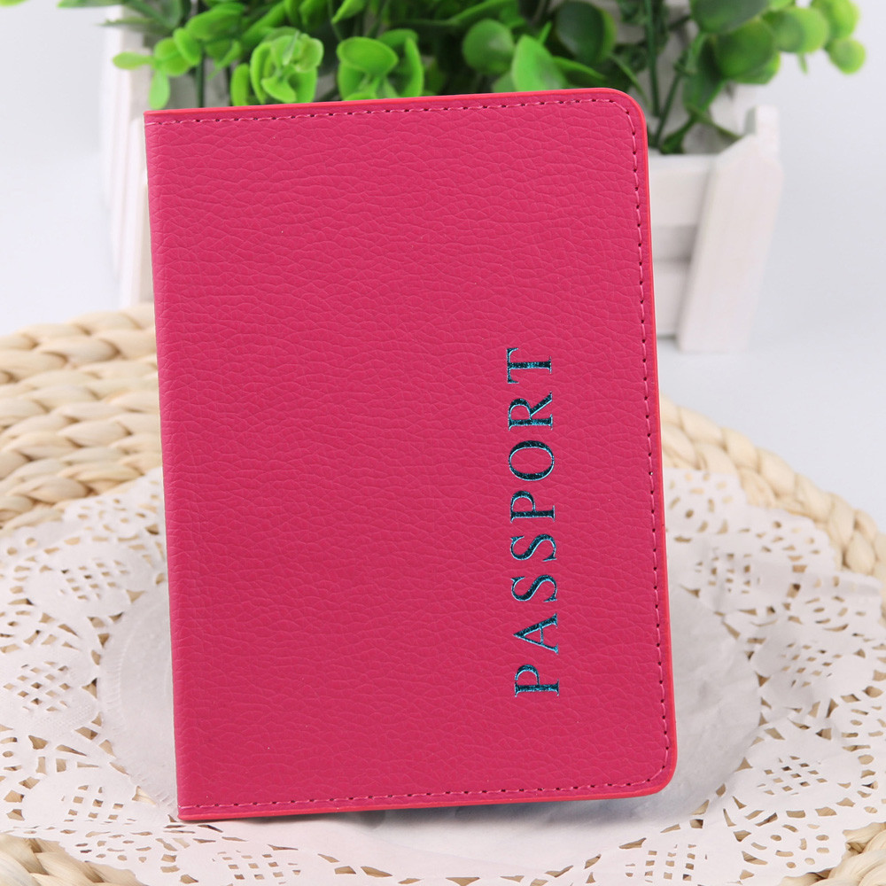 Passport Holder Protector Wallet Business Card Soft Passport Cover