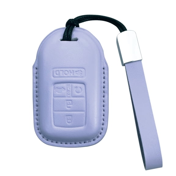 Yuebutor Key Fob Cover Case Compatible with Honda Accord Civic CRV HRV CRZ Fit Odyssey Passport Pilot Jed Crider Crosstour Spirior PU Leather holder Car Protection Interior Shell Accessories