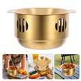 thumbnail image 1 of 1 Set of Stainless Steel Frying Pot with Stove Kitchen Stockpot Outdoor Camping Cooking Pot Set, 1 of 8